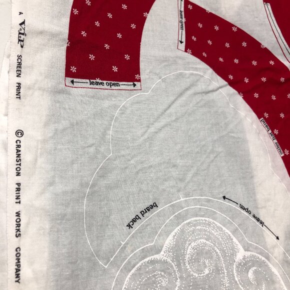 Holly Jolly Santa Doll and Tree VIP Cranston Fabric Panel Christmas Cut and Sew - Picture 7 of 7